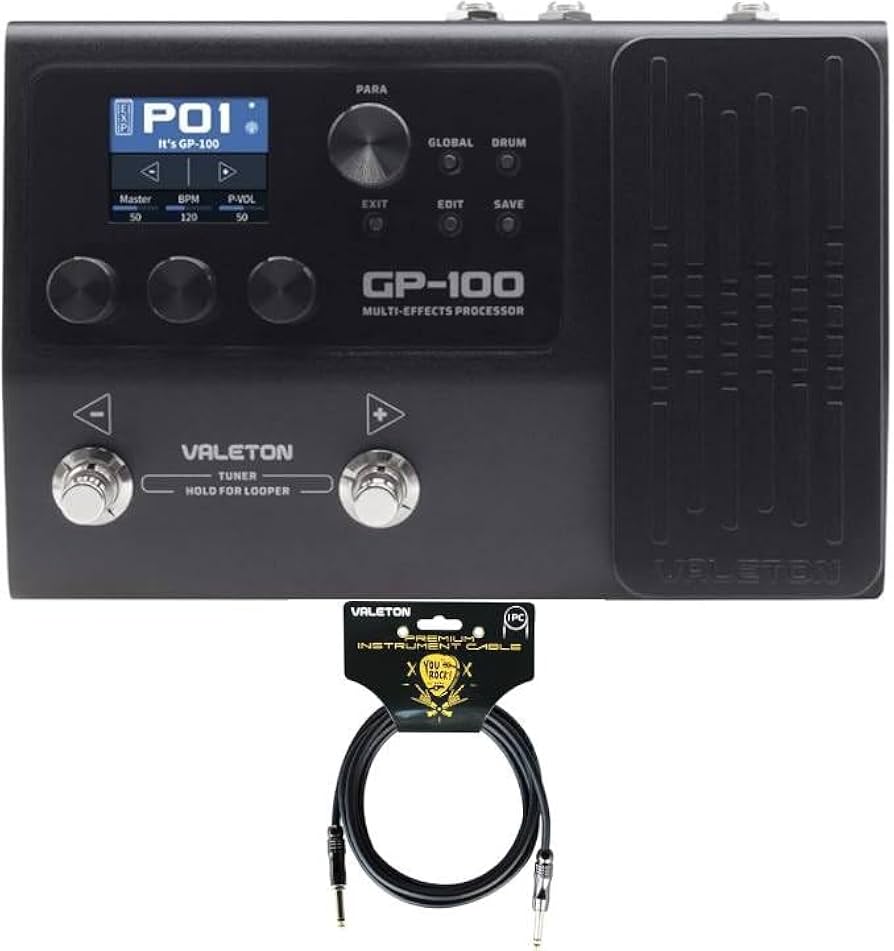 Amazon.com: Valeton GP-100 + 10 ft Cable Bundle Guitar Bass Amp Amazon.com: Valeton GP-100 + 10 ft Cable Bundle Guitar Bass Amp